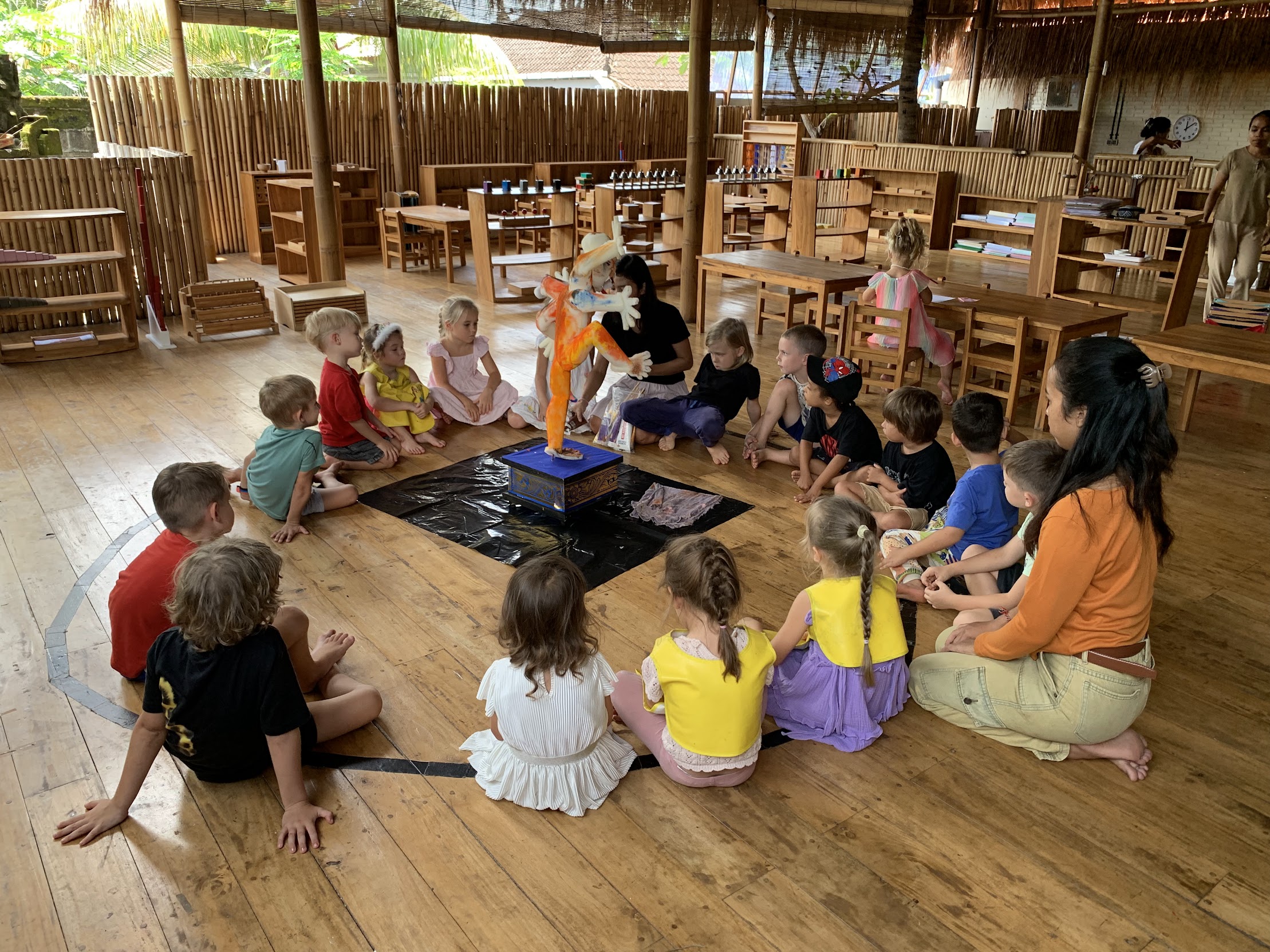 Children in circle